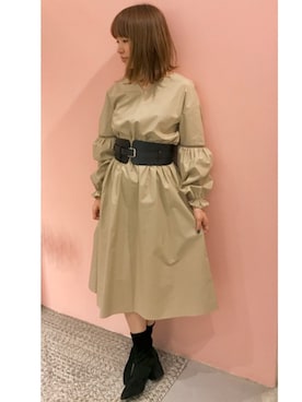 「Banner Barrett（バナーバレット）のアイテム（ワンピース/ドレス）」を使った、mioさん（レディース・153cm）の夏コーディネート