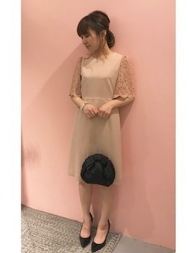 「Banner Barrett（バナーバレット）のアイテム（ワンピース/ドレス）」を使った、mioさん（レディース・153cm）の秋コーディネート