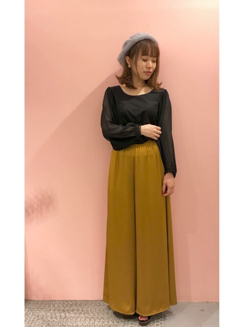 BannerBarrett {miô̑pcuVINTAGE SATIN PANTS  /Te ChtApciBANNER BARRETTboi[obgjvgR[fBl[g