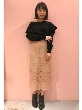 「Banner Barrett（バナーバレット）のアイテム（ブーツ）」を使った、mioさん（レディース・153cm）の秋コーディネート