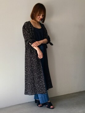 「Banner Barrett（バナーバレット）のアイテム（ワンピース/ドレス）」を使った、mioさん（レディース・153cm）の春コーディネート