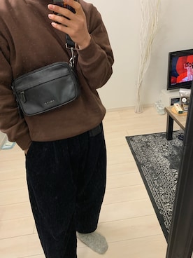 「COACH」｜「アイテム（財布/小物）」を使った、ktkさん（メンズ・173cm）の冬コーディネート