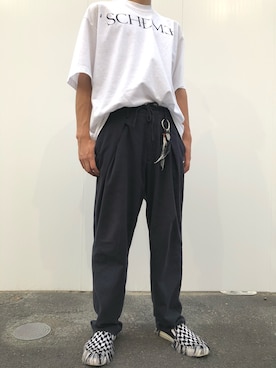 「doublet（ダブレット）のアイテム（スニーカー）」を使った、DAICHIさん（メンズ・178cm）の夏コーディネート