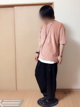 「GGD（ジージーディー）のアイテム（アクセサリー）」を使った、チワ丸´•ﻌ•`🐾さん（メンズ・164cm）の夏コーディネート