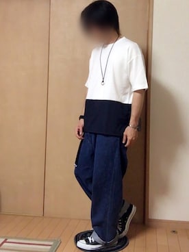 「GGD（ジージーディー）のアイテム（アクセサリー）」を使った、チワ丸´•ﻌ•`🐾さん（メンズ・164cm）の夏コーディネート
