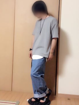 「GGD（ジージーディー）のアイテム（アクセサリー）」を使った、チワ丸´•ﻌ•`🐾さん（メンズ・164cm）の夏コーディネート