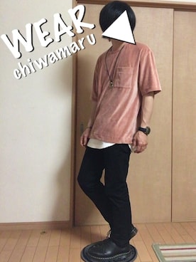 「GGD（ジージーディー）のアイテム（アクセサリー）」を使った、チワ丸´•ﻌ•`🐾さん（メンズ・164cm）の秋コーディネート