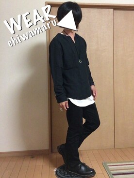 チワ丸´•ﻌ•`🐾さん(メンズ・164cm)の春コーディネート