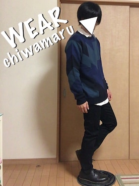 チワ丸´•ﻌ•`🐾さん（メンズ・164cm）の秋コーディネート