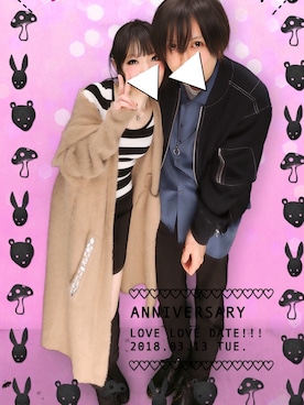 「HARE（ハレ）のアイテム（MA-1）」を使った、チワ丸´•ﻌ•`🐾さん（メンズ・164cm）の春コーディネート