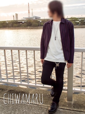 「HARE（ハレ）のアイテム（キーケース/キーアクセサリー）」を使った、チワ丸´•ﻌ•`🐾さん（メンズ・164cm）の秋コーディネート