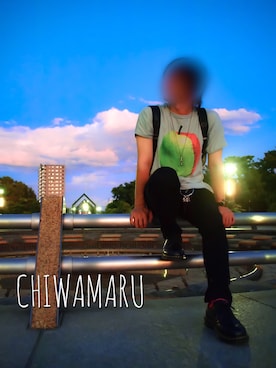 「HARE（ハレ）のアイテム（キーケース/キーアクセサリー）」を使った、チワ丸´•ﻌ•`🐾さん（メンズ・164cm）の夏コーディネート