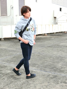 「KENT HOUSE（ケントハウス）のアイテム」を使った、RIEさん（レディース・168cm）の秋コーディネート