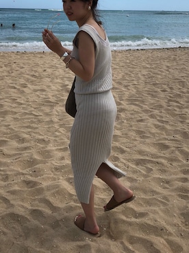 「ARCHI（アーキ）のアイテム」を使った、y.さん（レディース・153cm）の春コーディネート