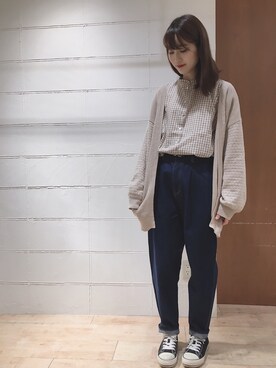 nanaさん（レディース・160cm）の春コーディネート