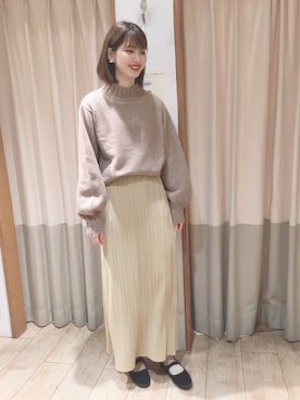 nanaさん（レディース・160cm）の冬コーディネート