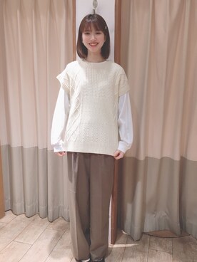 nanaさん（レディース・160cm）の冬コーディネート