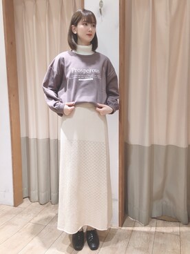 nanaさん（レディース・160cm）の冬コーディネート