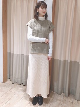 nanaさん(レディース・160cm)の冬コーディネート