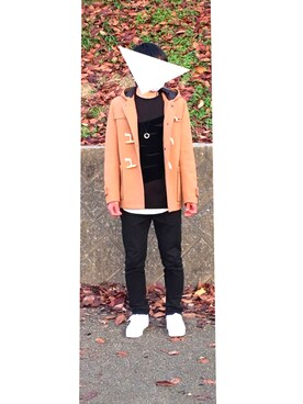 「アイテム（ダッフルコート）」を使った、そーさん（メンズ・172cm・10代）の冬コーディネート