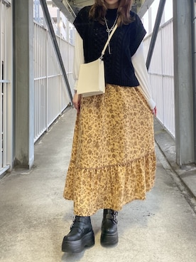 riiさん（レディース・160cm）の秋コーディネート