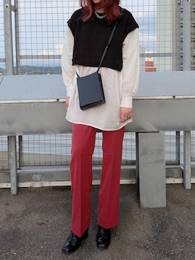 riiさん（レディース・160cm）の秋コーディネート