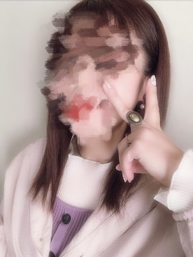 「ニットキャミソール」｜「アイテム（アクセサリー）」を使った、Alicia Bambooさん（レディース・159cm）の春コーディネート