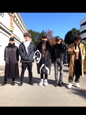 「alexanderwang（アレキサンダーワン）のアイテム（ジャケット/アウター）」を使った、JOさん（メンズ・172cm）の冬コーディネート