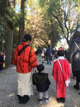 ち。さん（レディース・155cm）の冬コーディネート