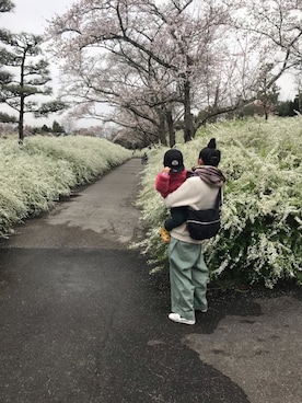 ち。さん（レディース・155cm）の春コーディネート