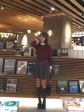 「TYAKASHAのアイテム（帽子）」を使った、ruki615さん（レディース・159cm）の秋コーディネート