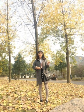 「TYAKASHAのアイテム（ジャケット/アウター）」を使った、ruki615さん（レディース・159cm）の冬コーディネート