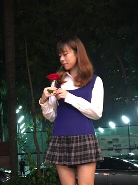 「ROCKCOCO（ロックココ）のアイテム」を使った、ruki615さん（レディース・159cm）の秋コーディネート