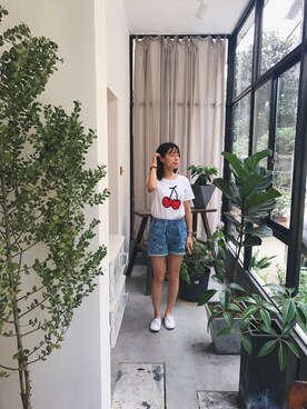 「TYAKASHAのアイテム（パンツ）」を使った、ruki615さん（レディース・159cm）の秋コーディネート