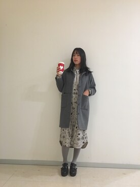 「TYAKASHAのアイテム（ジャケット/アウター）」を使った、ruki615さん（レディース・159cm）の冬コーディネート