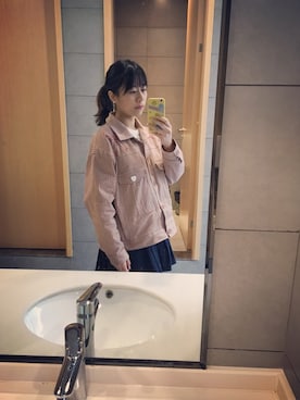 「TYAKASHAのアイテム（ジャケット/アウター）」を使った、ruki615さん（レディース・159cm）の春コーディネート
