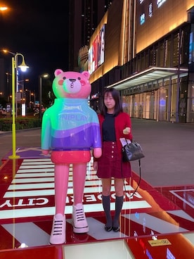 「MILK（ミルク）のアイテム（リング）」を使った、ruki615さん（レディース・159cm）の秋コーディネート