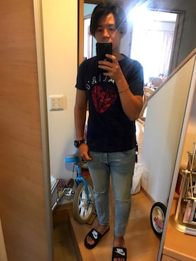 つちのこさん（メンズ・174cm）の夏コーディネート