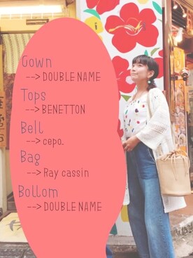 きゃぱさん（レディース・156cm）の夏コーディネート