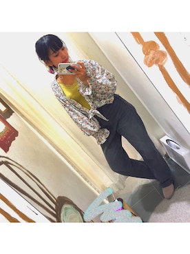 「アイテム（ピアス（両耳用））」を使った、きゃぱさん（レディース・156cm・20代）の冬コーディネート