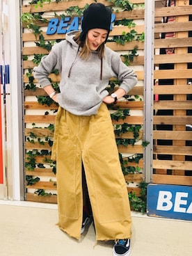 「AlexanderLeeChang（アレキサンダーリーチャン）のアイテム」を使った、さゆるゆるさん（レディース・155cm）の秋コーディネート