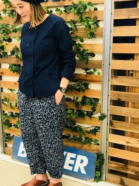 「Vernacolo（ベルナコッロ）のアイテム」を使った、さゆるゆるさん（レディース・155cm）の冬コーディネート