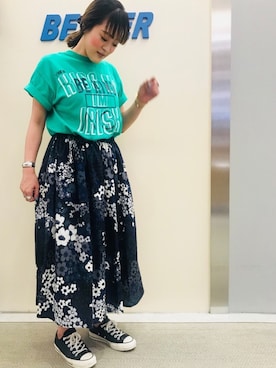 さゆるゆるさん（レディース・155cm）の春コーディネート