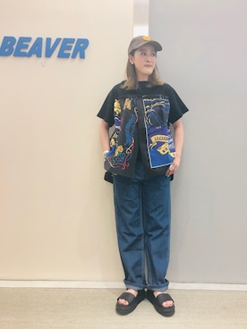 さゆるゆるさん（レディース・155cm）の春コーディネート