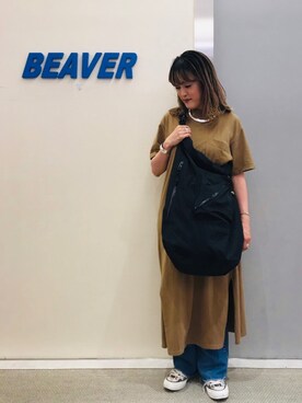 「unfil」｜「アイテム（アクセサリー）」を使った、さゆるゆるさん（レディース・155cm）の夏コーディネート