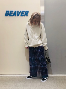 「MANASTASH（マナスタッシュ）のアイテム（バッグ）」を使った、さゆるゆるさん（レディース・155cm）の冬コーディネート