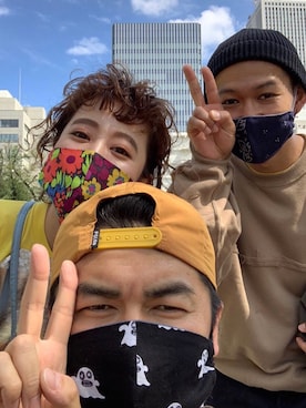 「アイテム（その他ボディ・ヘアケア、ブルー系）」を使った、さゆるゆるさん（レディース・155cm）の秋コーディネート