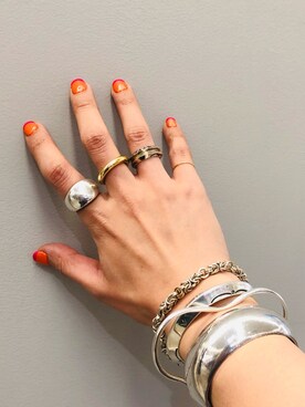 「ジュエリー」｜さゆるゆるさん（レディース・155cm）の冬コーディネート