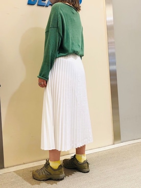 「rasox（ラソックス）のアイテム（レッグウェア）」を使った、さゆるゆるさん（レディース・155cm）の冬コーディネート