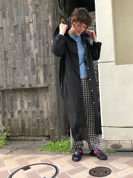 「rasox（ラソックス）のアイテム（レッグウェア）」を使った、さゆるゆるさん（レディース・155cm）の春コーディネート